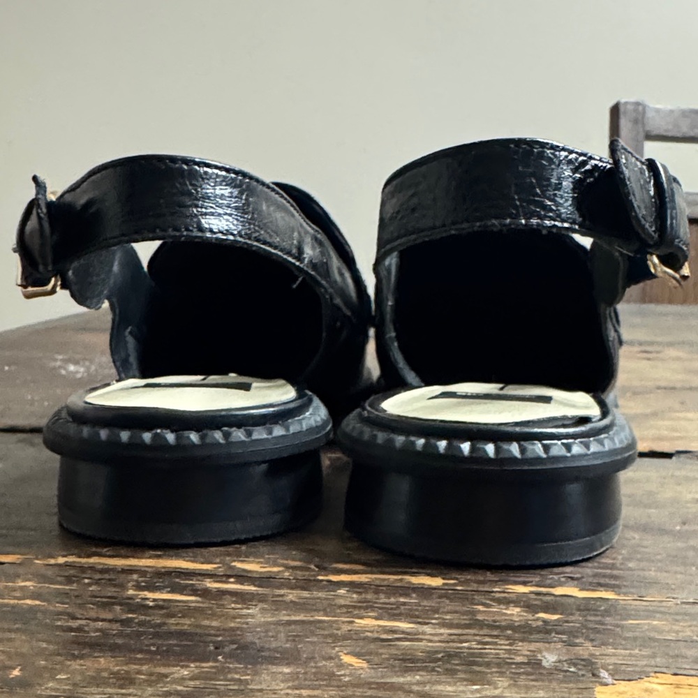 Dolce Vita Black Leather Loafers - Picture 7 of 7